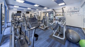 Modern fitness center